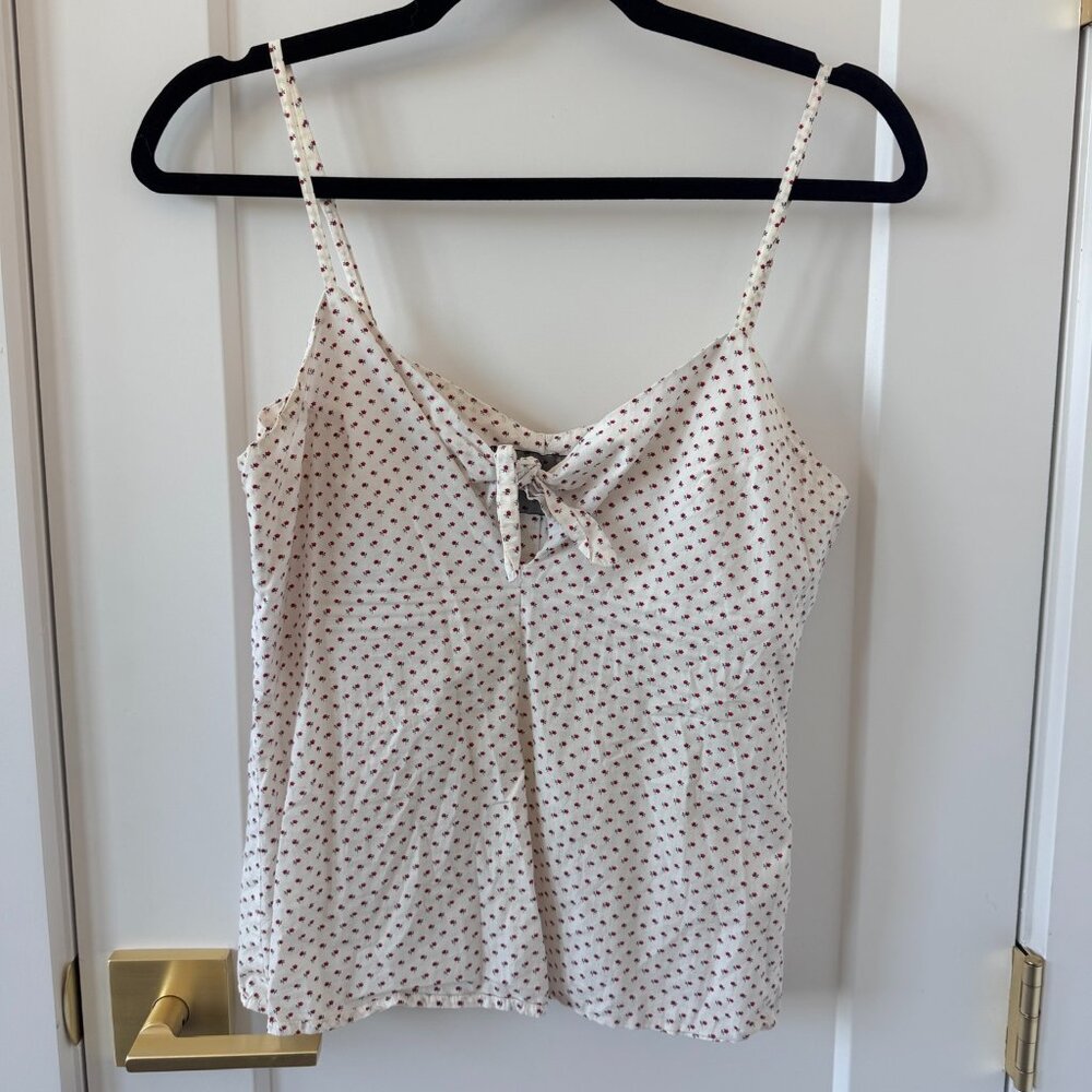 Reformation Floral Tie-Front Camisole